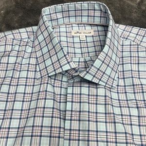 Peter Millar Men’s XXL Designer Long Sleeve Button Down Dress Shirt!